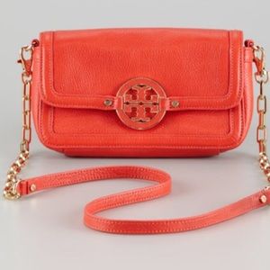 Tory Burch mini Amanda crossbody bag in pink